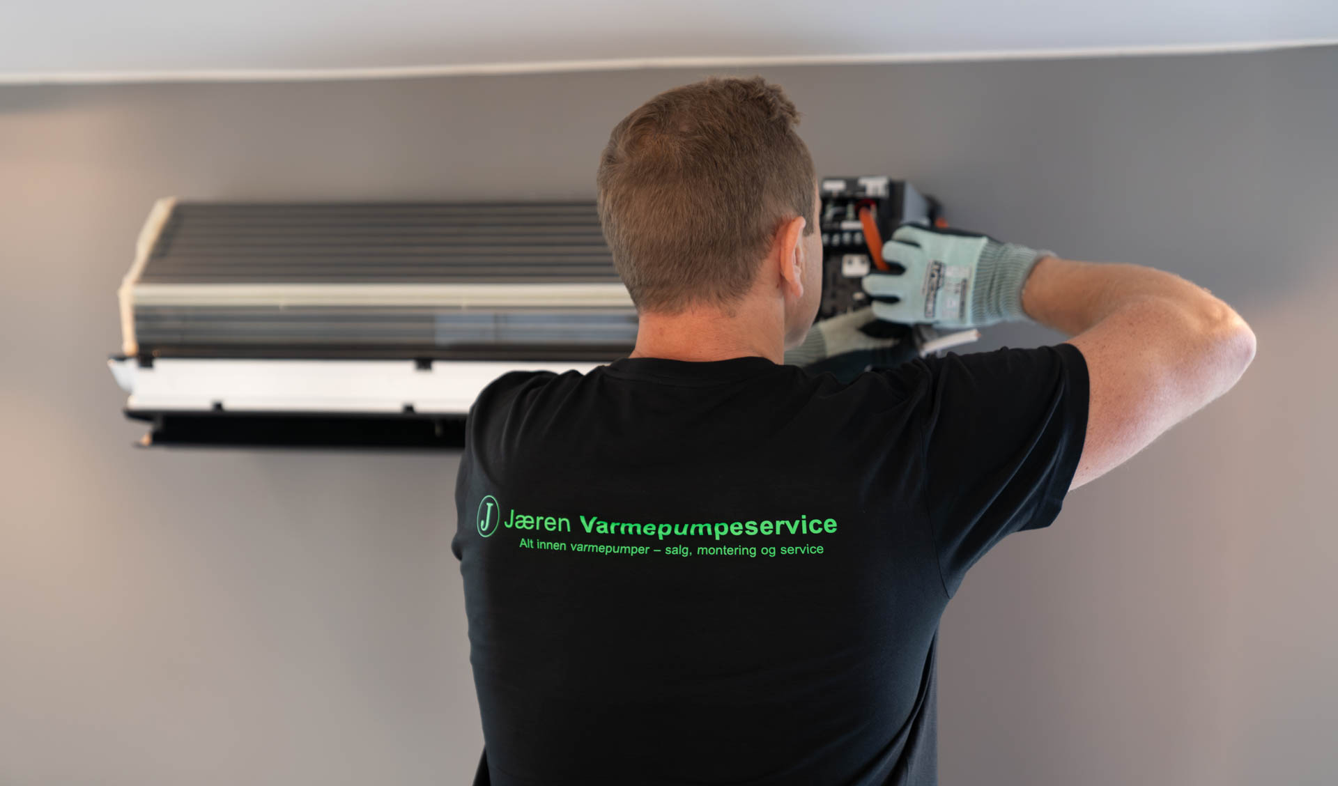Varmepumpemontering