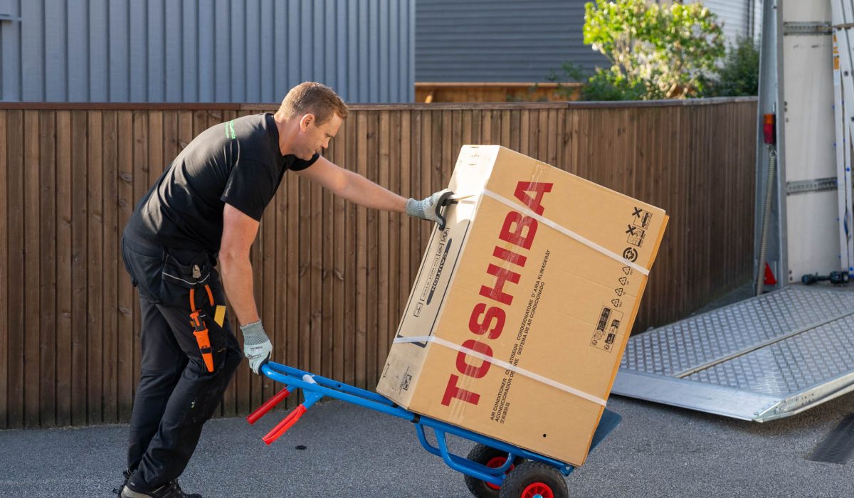 Toshiba Varmepumpe ,Varmepumpemontering
